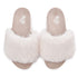 Snuggs Fuzzy Slipper Off White